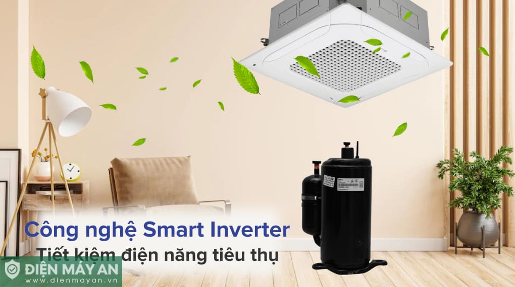 Điều hòa âm trần cassette LG Inverter 48000 BTU ZTNQ48GMLA0